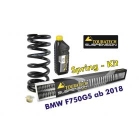Resortes progresivos de intercambio para horquilla y tubo amortiguador, BMW F750GS desde el año 2018