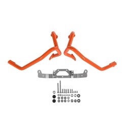 Estribo de protección del depósito de acero inoxidable, naranja para KTM 790 Adventure/ 790 Adventure R