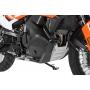 Estribo de protección del depósito de acero inoxidable, naranja para KTM 790 Adventure/ 790 Adventure R