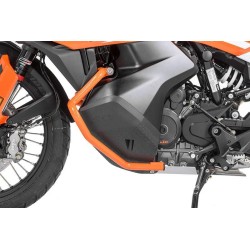 Estribo de protección del depósito de acero inoxidable, naranja para KTM 790 Adventure/ 790 Adventure R