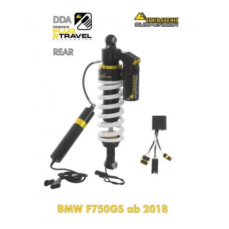 Tubo amortiguador de Touratech Suspension “detrás” para BMW F750GS desde 2019 DDA / Plug & Travel