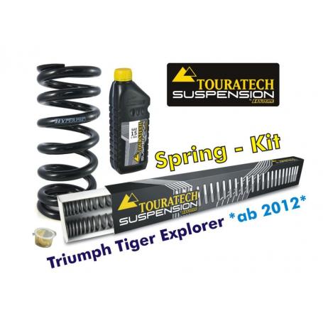 Kit de ressorts progressifs Hyperpro pour fourche et ressort-amortisseur, Triumph Tiger Explorer (2012-)