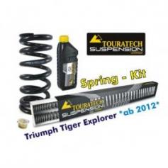 Kit de ressorts progressifs Hyperpro pour fourche et ressort-amortisseur, Triumph Tiger Explorer (2012-)