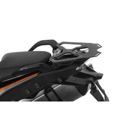 Porte-bagages alu/acier inoxydable "noir" pour KTM 1050 Adventure/ 1090 Adventure/ 1290 Super Adventure/ 1190 Adventure(R)