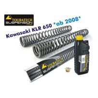 Ressorts de fourche progressifs pour Kawasaki KLR650 à partir de 2008