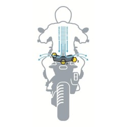 Selle confort une piéce DriRide, pour BMW R1200GS jusqu'a 2012/R1200GS Adventure jusqu'a 2013, respirante, haute