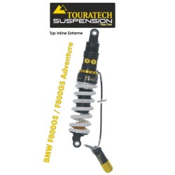 Ressort-amortisseur de suspension Touratech pour BMW F800GS / F800GS Adventure à partir de 2013 Type Inline Extreme
