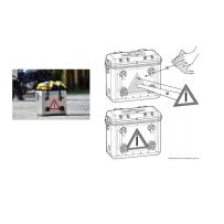 Autocollant "TRIANGLE DE SIGNALISATION" pour coffre