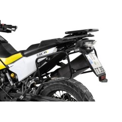 Porte-bagages en acier inoxydable, noir, pour Husqvarna Norden 901