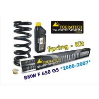 Kit de ressorts progressifs Hyperpro pour fourche et ressort-amortisseur, BMW F650GS *2000-2007*