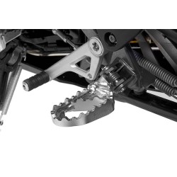 Repose-pieds spécial baroudeurs *Works*, basse pour BMW R1300GS/Adventure, R1250GS/ R1250GS Adventure/ R1200GS de 2013/ R1200GS 