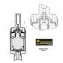 KIT de suspension Plug & Travel-ESA Abaissement -25mm Touratech pour BMW R1200GS, modèles 2010-2012