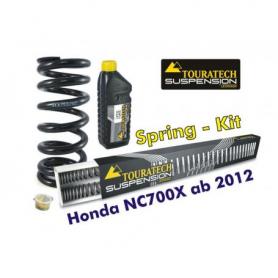 Kit de ressorts progressifs Hyperpro pour fourche et ressort-amortisseur pour Honda NC700X (2012-)