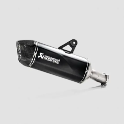 Exhaust Akrapovic slip-on, Titan, black for BMW R1250GS / R1250GS Adventure from 2019