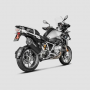 Exhaust Akrapovic slip-on, Titan, black for BMW R1250GS / R1250GS Adventure from 2019