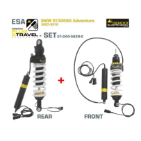 KIT de suspension Plug & Travel-ESA Touratech pour BMW R1200GS Adventure, modèles 2007-2010
