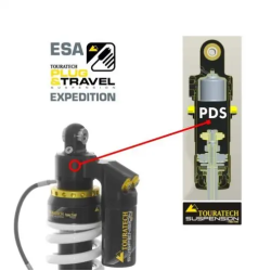 KIT de suspension Touratech Plug & Travel-ESA Expedition pour BMW R1200GS Adventure, modèles 2010-2013