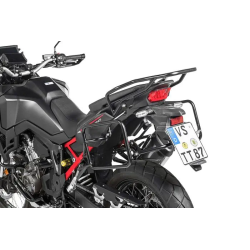 Porte-bagages en acier inoxydable noir pour Honda Africa Twin -2021