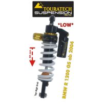 Abaissement *arrière* Touratech Suspension (-50 mm) Pour BMW R1200GS (2004-2012) de type *HighEnd*