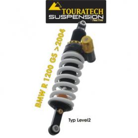 Touratech Suspension ressort-amortisseur *arrière* pour BMW R1200GS (2004-2012) de type *Level2*