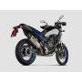 Échappement Akrapovic slip-on, Titan, noir pour Yamaha Tenere 700 / World Raid