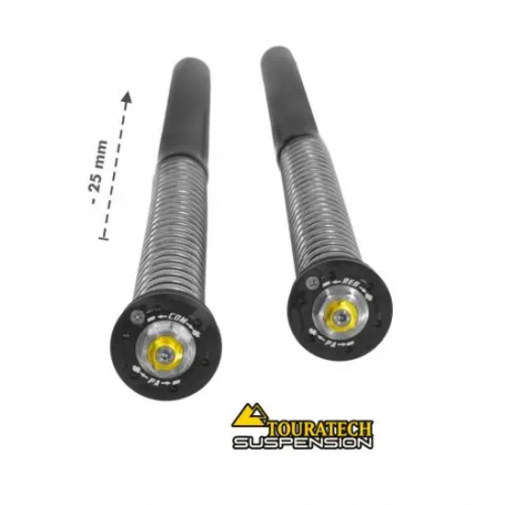 Kit Touratech Suspension Cartridge abaissement -25mm pour Yamaha Ténéré 700 World Raid à partir de 2022