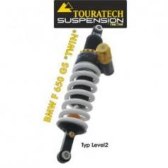 Touratech Suspension ressort-amortisseur pour BMW F650GS (Twin) jsq.2008 de type Level2 ExploreHP