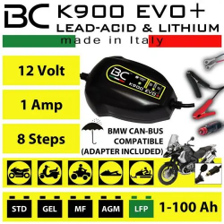 Chargeur de batterie BC K900 EVO+ pour batteries au plomb et au lithium