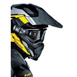 Masque Touratech Aventuro Carbon avec bandeau Touratech, noir