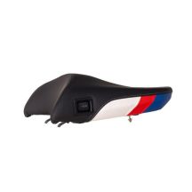 Selle passager confort "Style Red Blue" Fresh Touch chauffée, pour BMW R1300GS