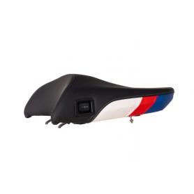 Selle passager confort "Style Red Blue" Fresh Touch chauffée, pour BMW R1300GS