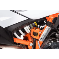 Protection pour réservoir de liquide, de frein arrière, orange pourKTM 890 Adv/ Adv R/ 790 Adv / Adv R/ 1290 S Adv (2021-)/Husqv