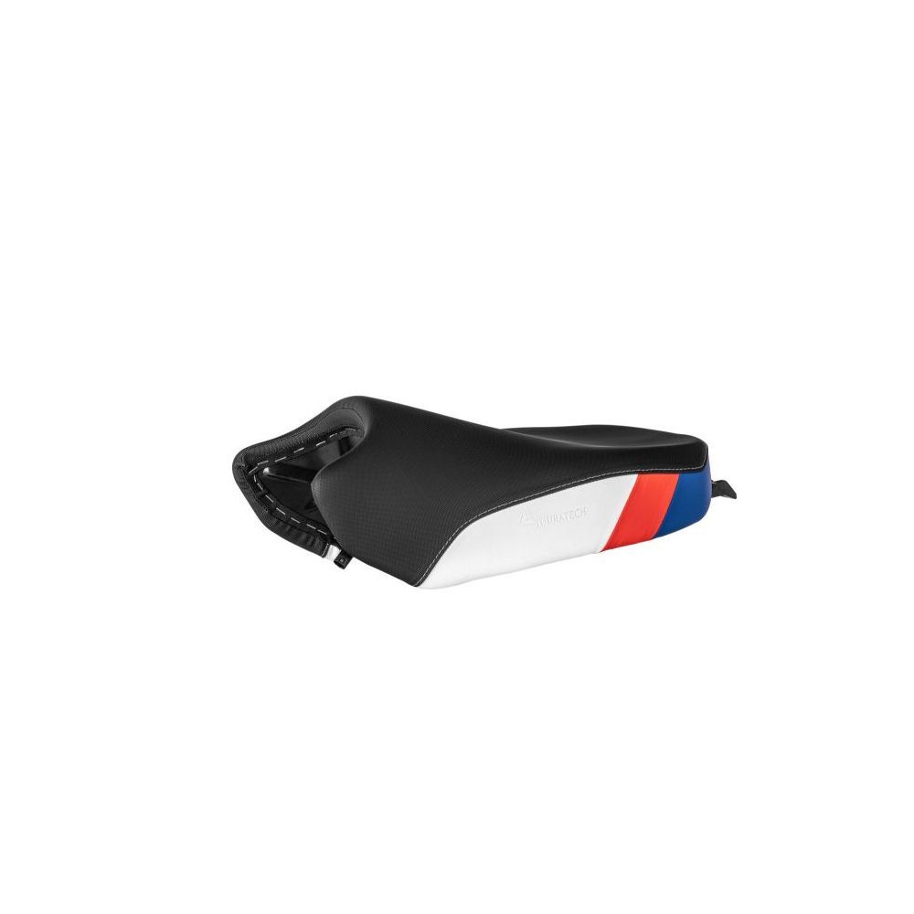 Selle conducteur confort "Style red blue" Fresh Touch chauffée, pour BMW R1300GS Selle conducteur confort "Style red blue" Fresh Touch chauffée, pour BMW R1300GS