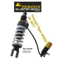 Touratech Suspension ressort-amortisseur pour Triumph Tiger 800 XC 2011-2015 Typ Level2