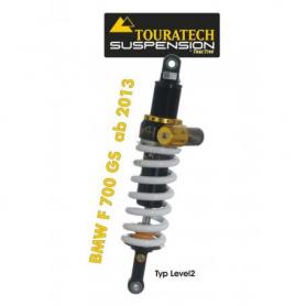 Touratech Suspension ressort-amortisseur pour BMW F700GS á partir de 2013 de type Level2/ExploreHP