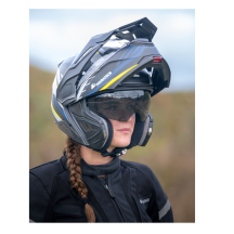 Casque de moto modulable Aventuro Travel Carbon