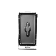 Valise aluminium moto ZEGA Evo "And-Black", 45 litres, droit