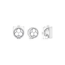 LED Phares auxiliaires DENALI D3 pour BMW R1250GS/ R1200GS (LC)
