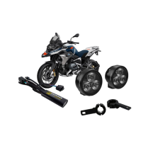 LED Phares auxiliaires DENALI D3 pour BMW R1250GS/Adv/RT/R/RS, R1200GS/Adv/RT/R/RS (LC) (montage sur barre de protection)