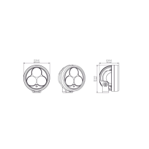 LED Phares auxiliaires DENALI D3 pour Yamaha Ténéré 700 (2019-2024)
