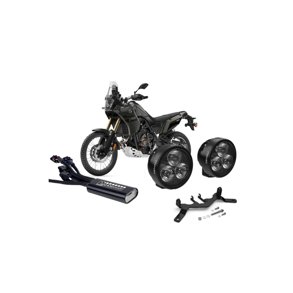 LED Phares auxiliaires DENALI D3 pour Yamaha Ténéré 700 (2019-2024)