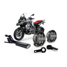 LED Phares auxiliaires DENALI D7 Pro pour BMW R1250GS/Adv/RT/R/RS,R1200GS/Adv/RT/R/RS (LC) (montage sur barre de protection)