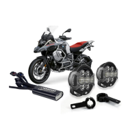 LED Phares auxiliaires DENALI D7 Pro pour BMW R1250GS/Adv/RT/R/RS,R1200GS/Adv/RT/R/RS (LC) (montage sur barre de protection)