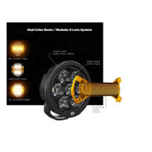 LED Phares auxiliaires DENALI D7 Pro pour Yamaha T700 (2019-24)/Rally (24-)/World Raid (22-24) (montage sur barre de protection)