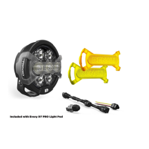 LED Phares auxiliaires DENALI D7 Pro pour Yamaha T700 (2019-24)/Rally (24-)/World Raid (22-24) (montage sur barre de protection)