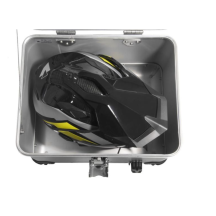 Topcase moto ZEGA Pro "And-Black" 38 litres avec Rapid-Trap