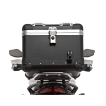 Topcase moto ZEGA Pro "And-Black" 38 litres avec Rapid-Trap