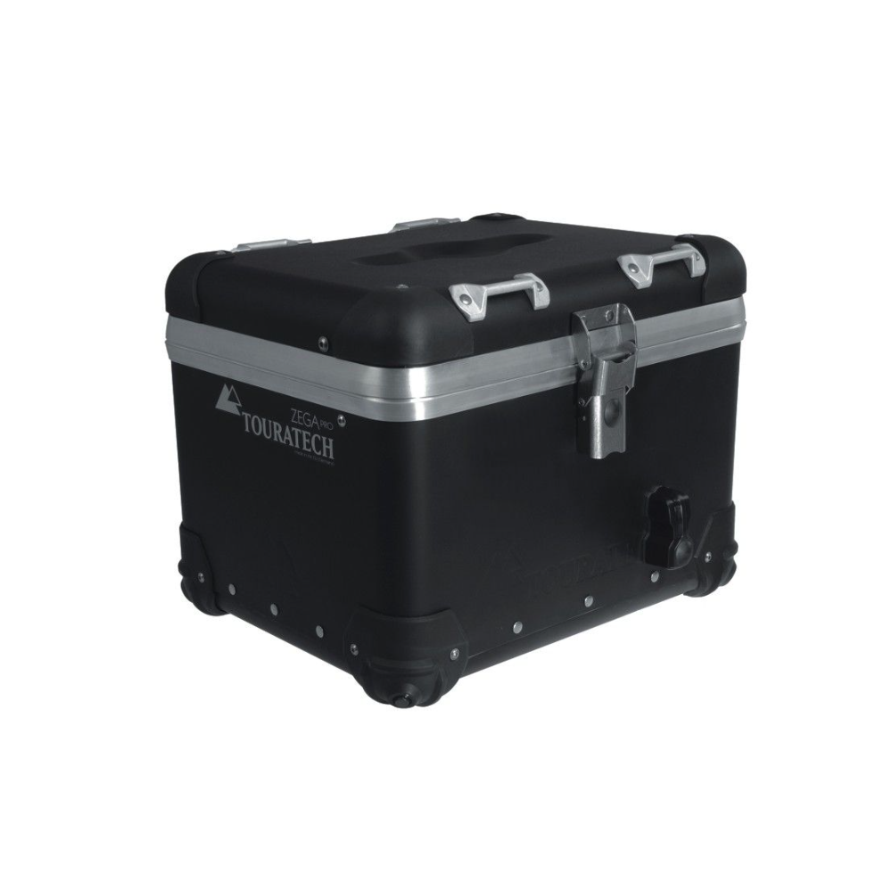 Topcase moto ZEGA Pro "And-Black" 38 litres avec Rapid-Trap