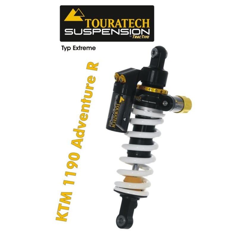 Ressort-amortisseur de suspension Touratech pour KTM 1190 Adventure R 2013-2016 / KTM 1090 Adventure R à partir 2017 / KTM 1290 