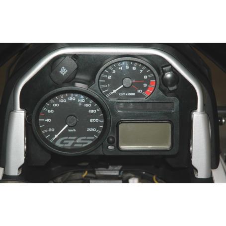 Cache pour cockpit 2 *unité tachymètre* avec 2 prises de courant BMW R1200GS (2008-2012)/R1200GS Adventure (2008-2013)